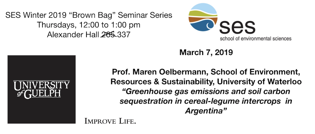 Speaker, title, time and location for the SES seminar